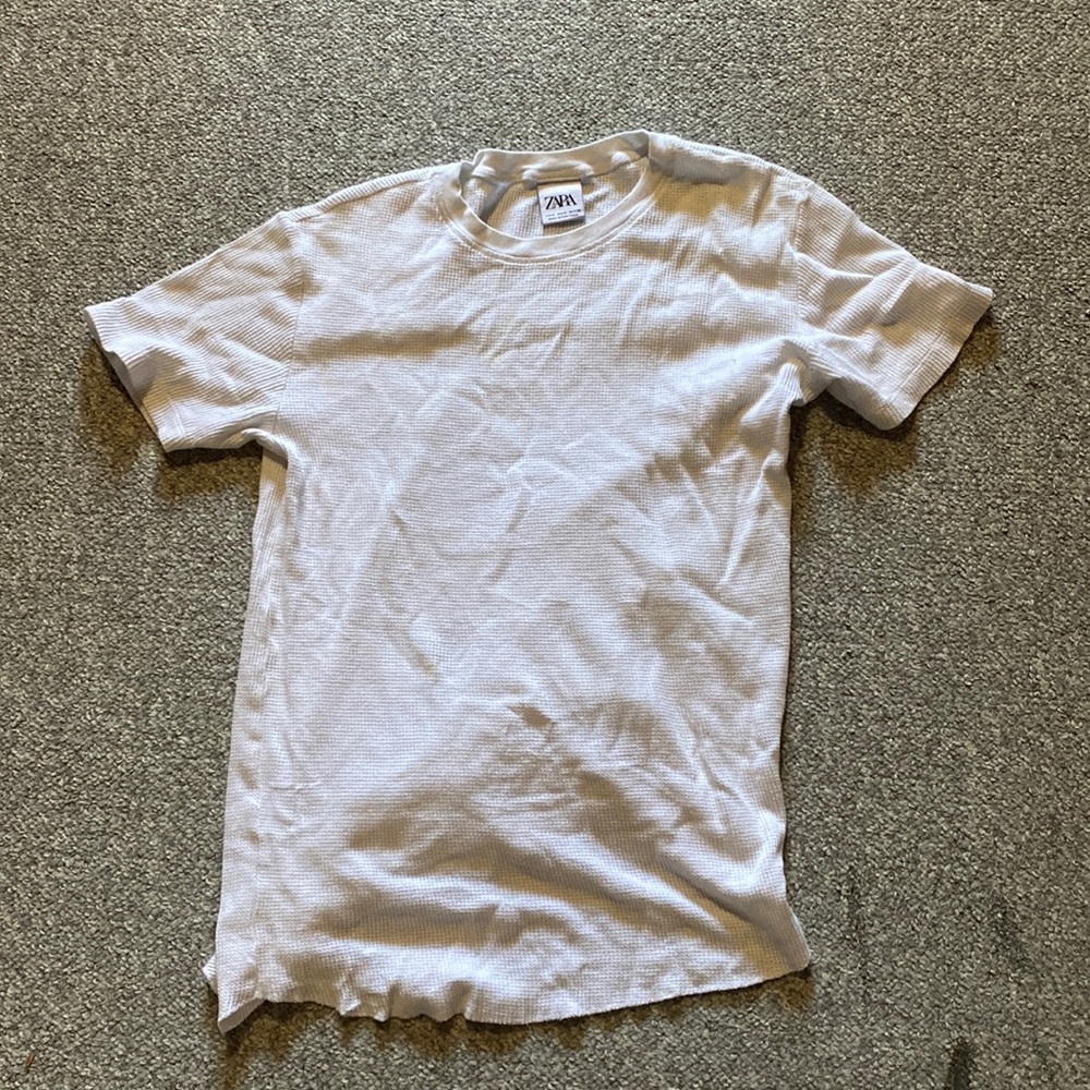 Zara Waffle Long T-Shirt